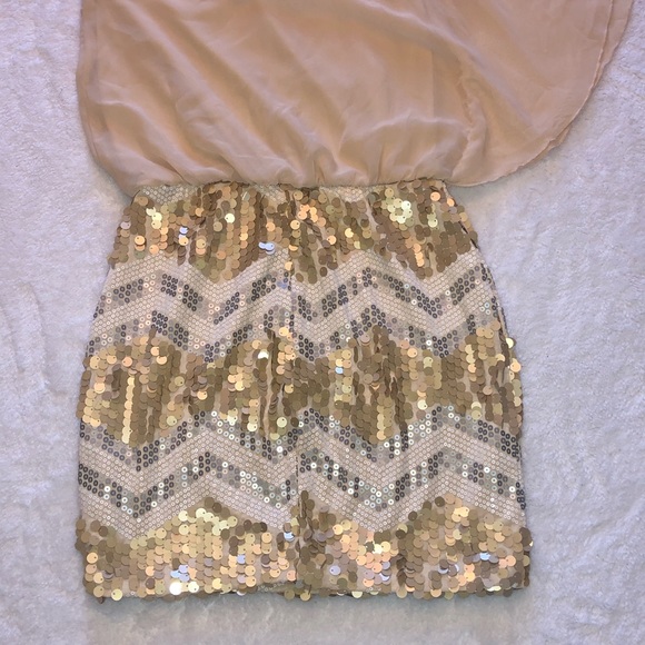 As U Wish sequin one shoulder dress - Picture 6 of 6